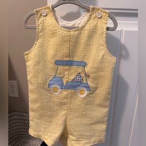 Funtasia 18m yellow striped golf cart Jon Jon EUC